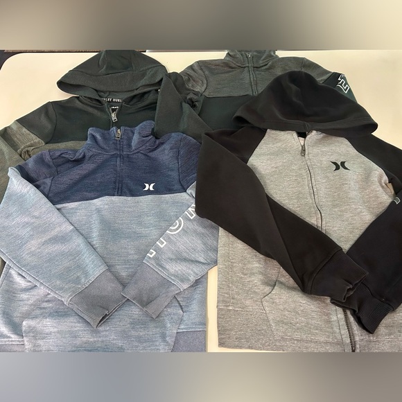Hurley Hoodies Set in Gray and Blue - Picture 1 of 5
